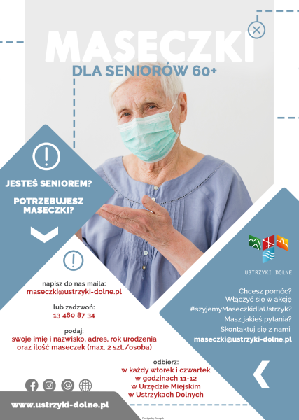 Maseczki dla Mieszkańców 60+